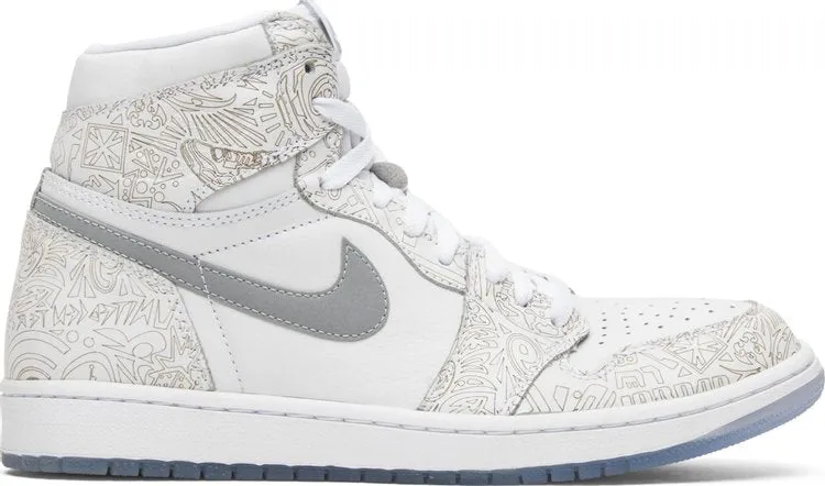 Air Jordan 1 Retro High OG Laser Sneakers, White