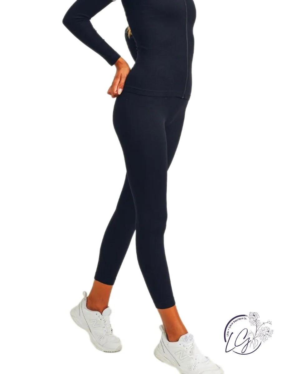 Athletic Ribbed Seamless Leggings