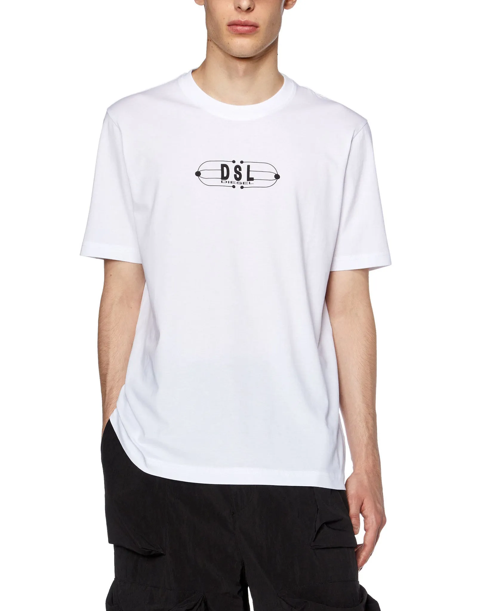 Diesel White T-Just-K5 T-Shirt