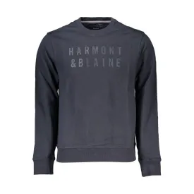 Harmont & Blaine Elegant Blue Crew Neck Sweatshirt