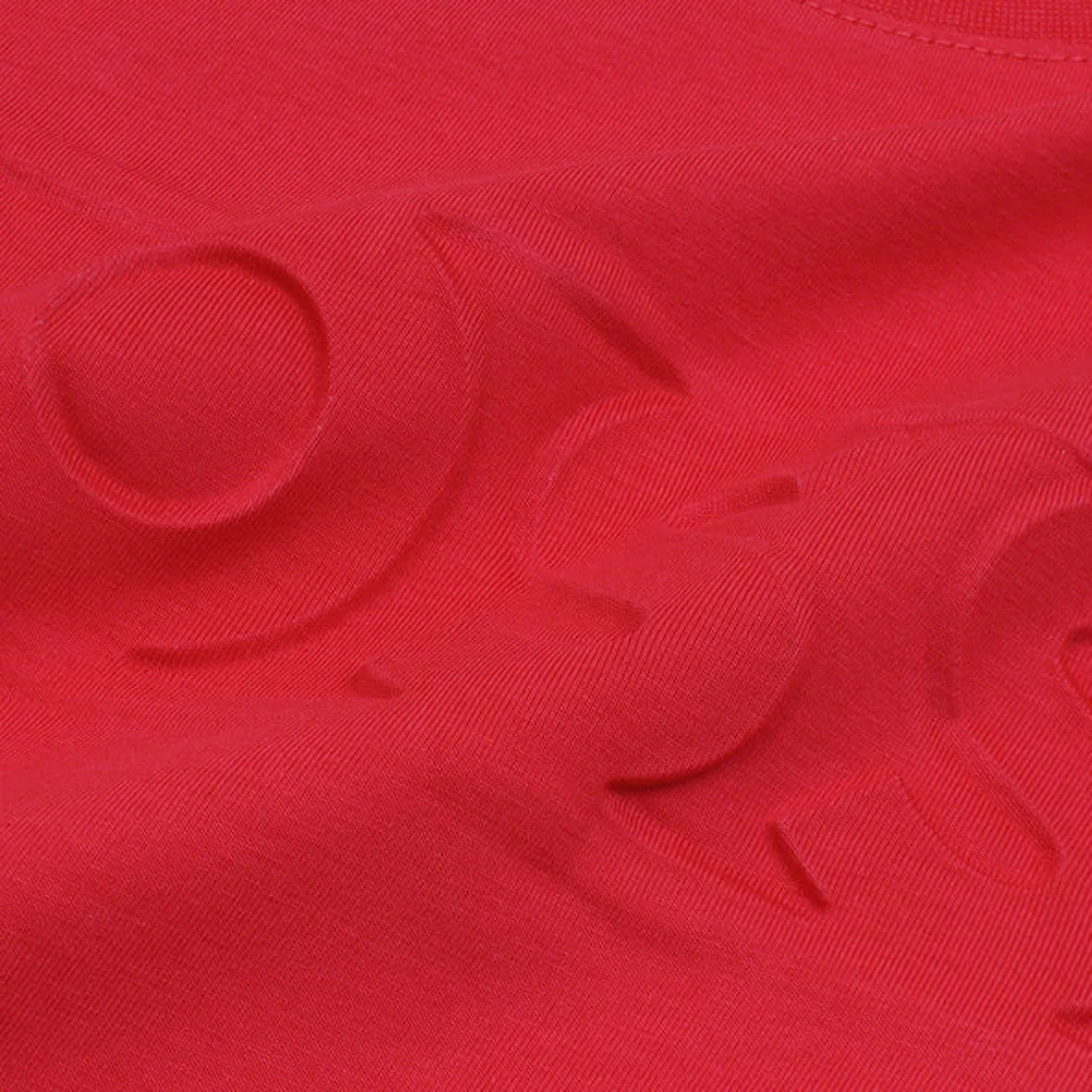 HU - Men 'Red' Boss Embossed Motive Logo T-Shirt HU871