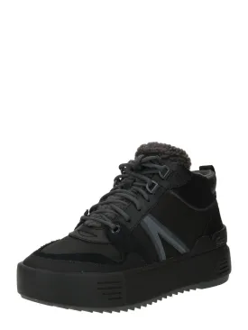 Lacoste high top sneakers, black