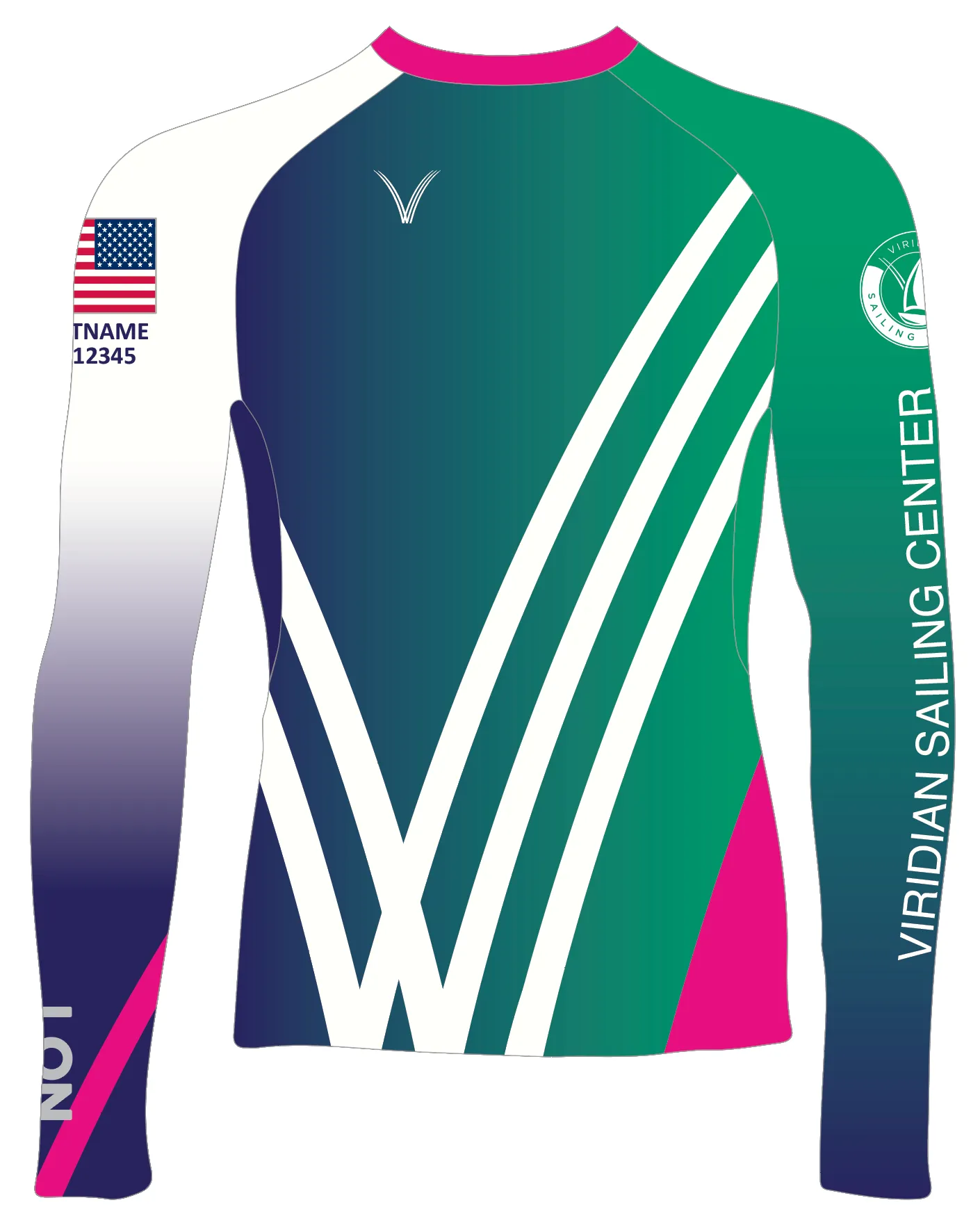 MEN TECH-TEE TOP LONG SLEEVE GREEN | VIRIDIAN SAILING CENTER | PSNLZ'D