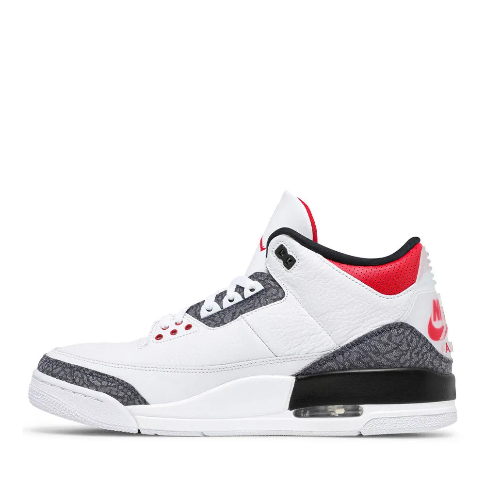 NIKE AIR JORDAN3 FIRE RED DENIM