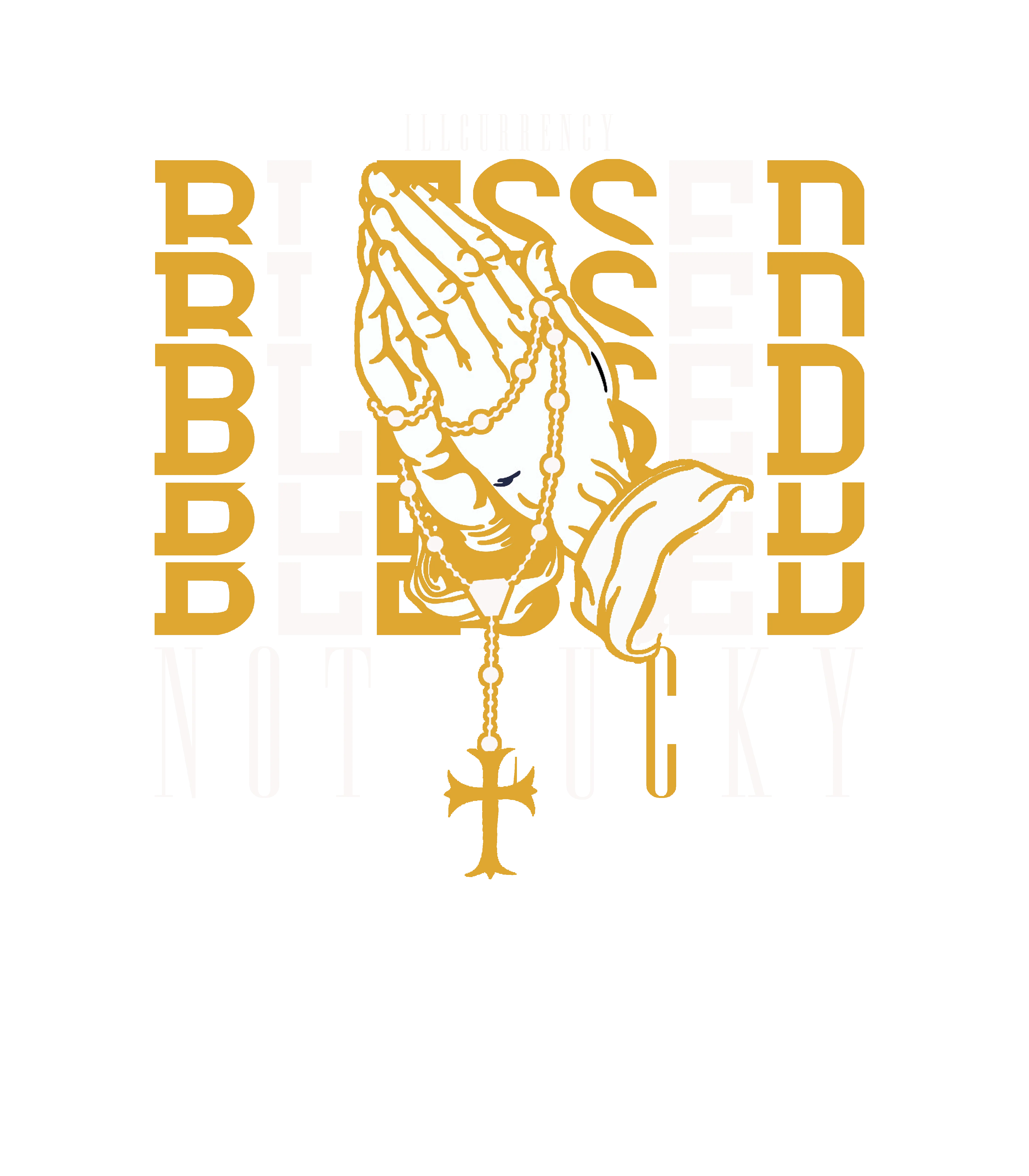 Nike Dunk High Wu-Tang Black T-Shirt (Blessed not lucky)| illcurrency