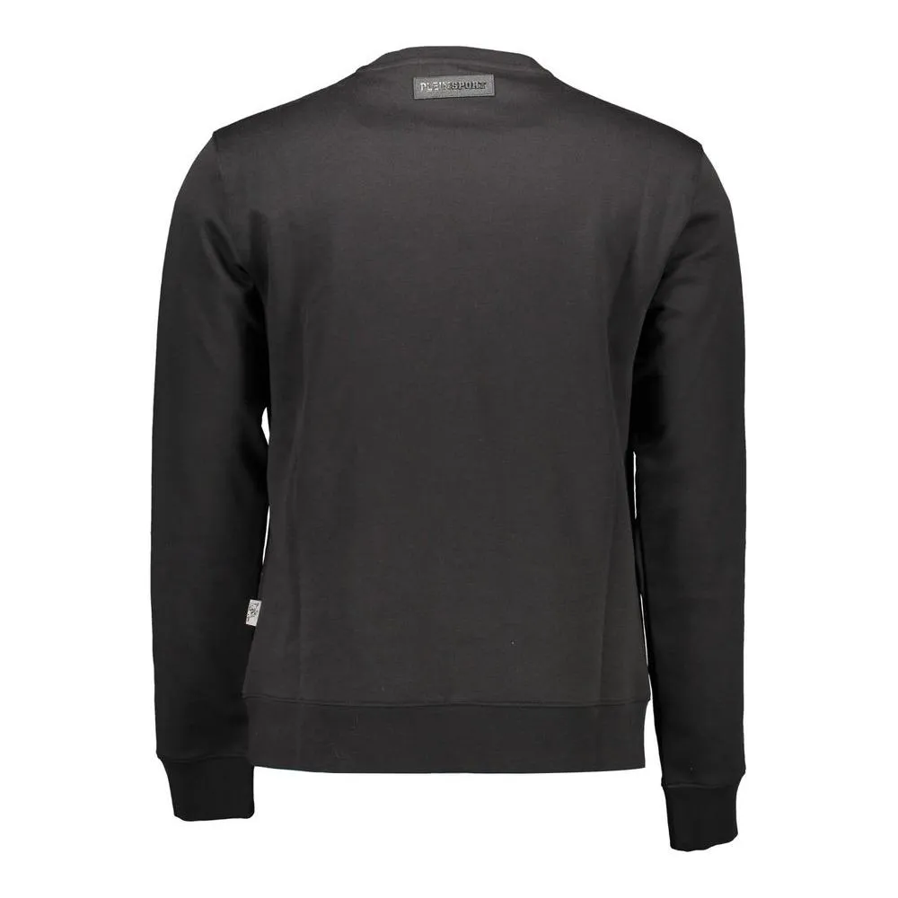 Plein Sport Sleek Long-Sleeve Sweatshirt with Contrast Details