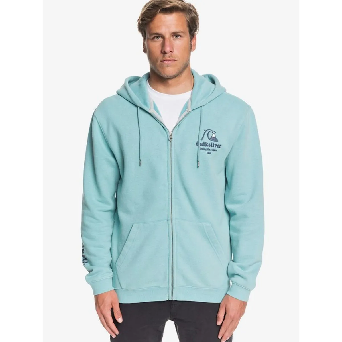 Quiksilver Men's Sweet As Slab Full-Zip Hoodie