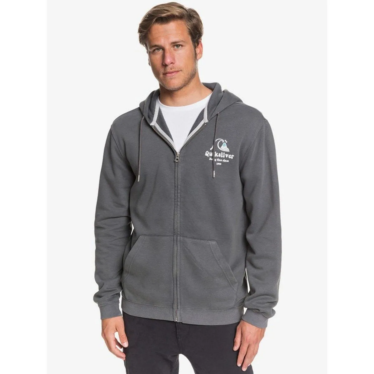 Quiksilver Men's Sweet As Slab Full-Zip Hoodie