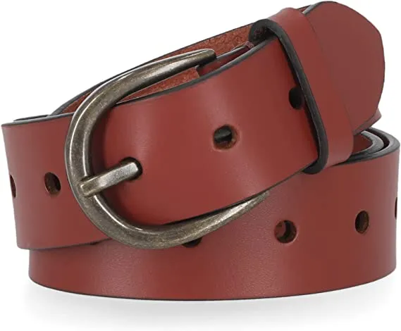 Timberland Women's 35mm Oval Buckle Leather Belt