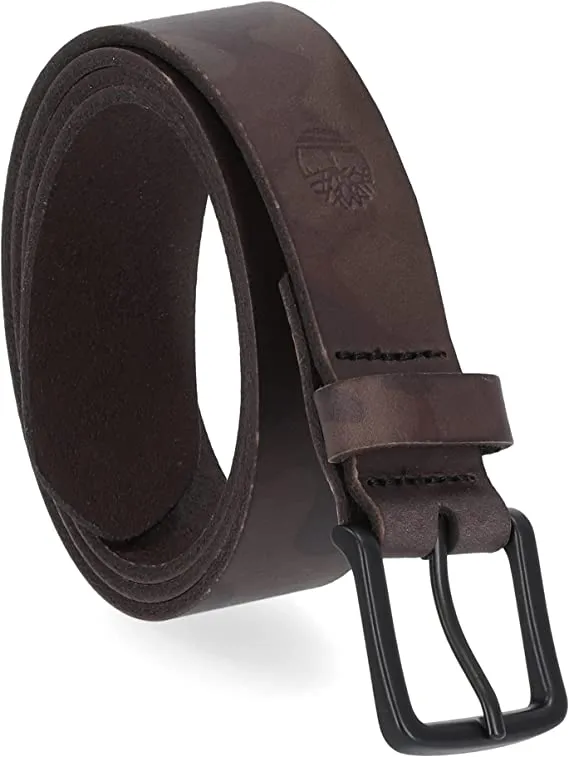 Timberland Women's 35mm Oval Buckle Leather Belt