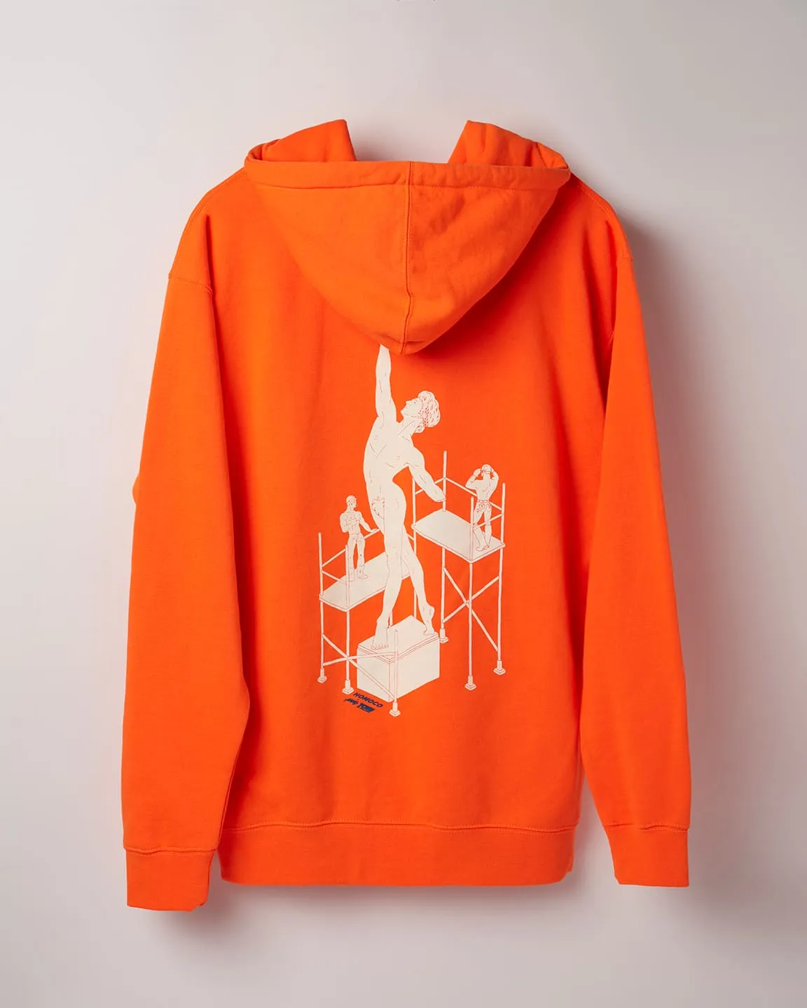 Tom of Finland Safety Orange Lover of Many Hoodie By HOMOCO