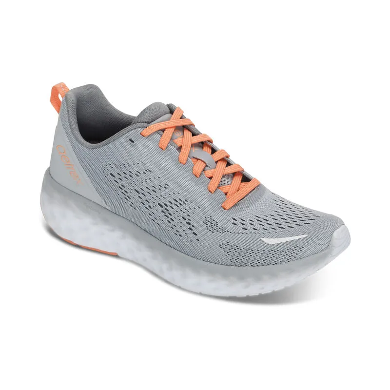 WOMEN'S AETREX DANIKA ARCH SUPPORT SNEAKER | LIGHT GREY